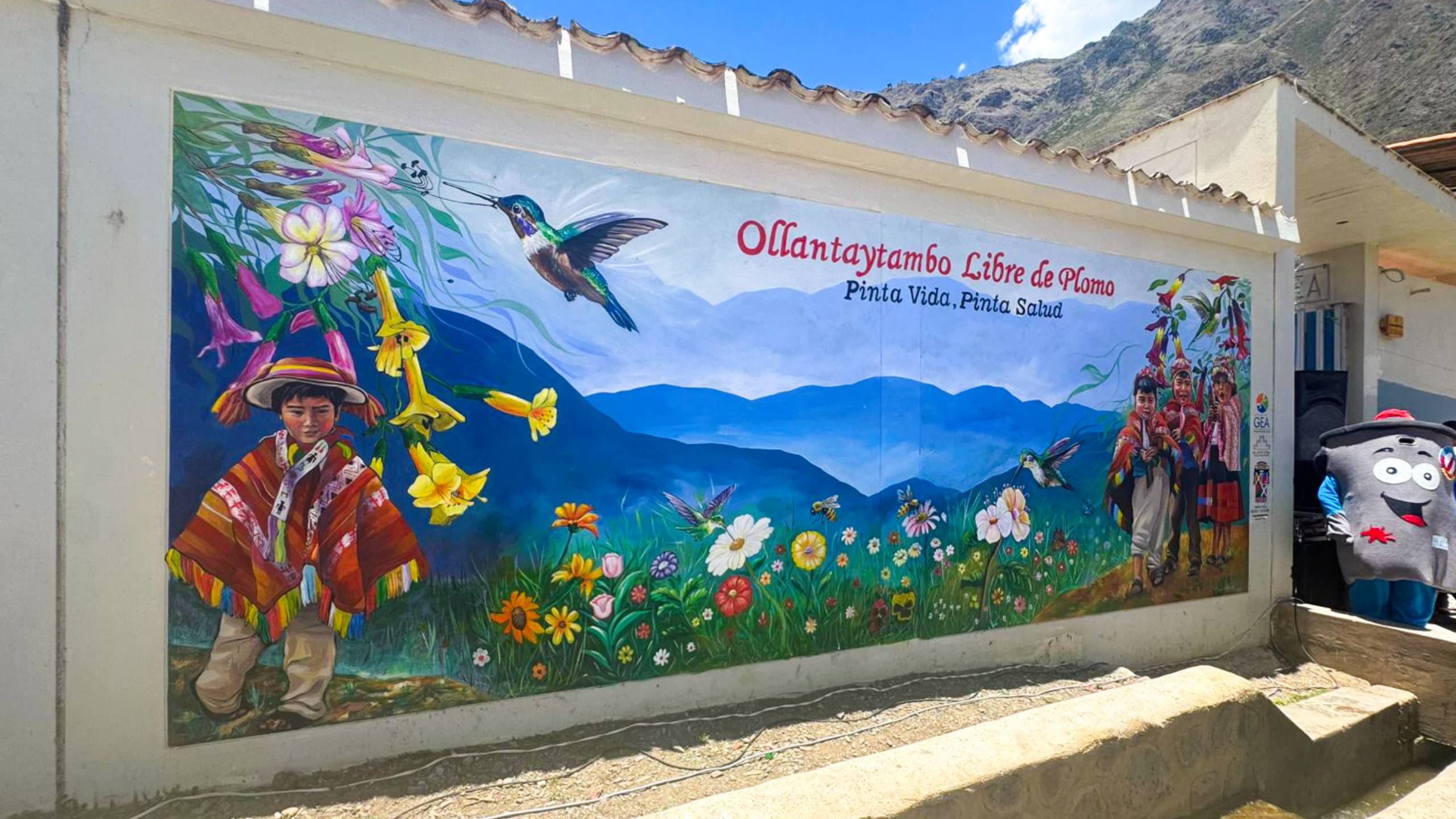 Ollantaytambo Libre de Plomo: Pinta Vida, Pinta Salud