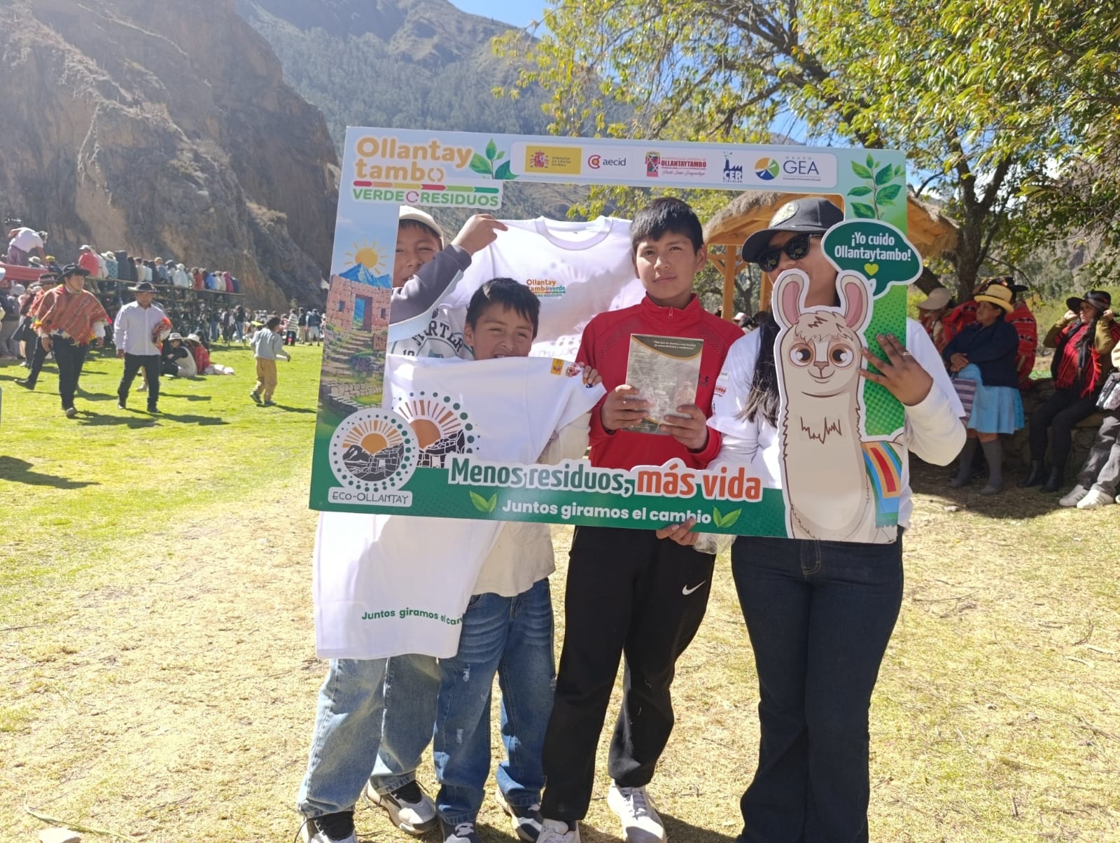 Creando conciencia ambiental en el Ollantay Raymi